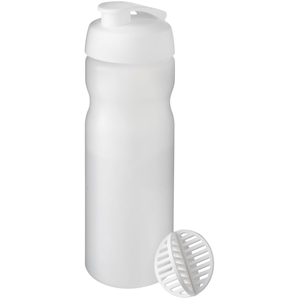 Пляшка спортивна-шейкер Baseline Plus, колір білий, матовий clear