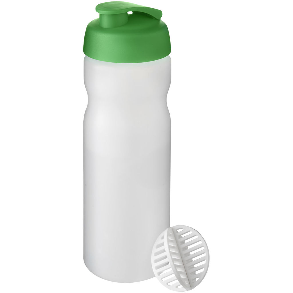 Бутылка спортивная-шейкер Baseline Plus , цвет зеленый, матовый clear