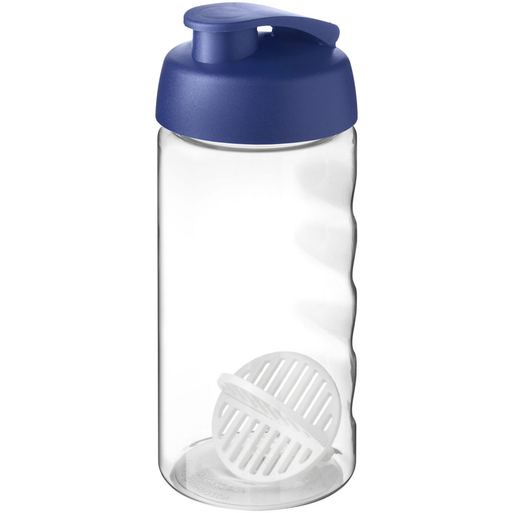 Пляшка-шейкер H2O Active Bop, колір синій, прозорий