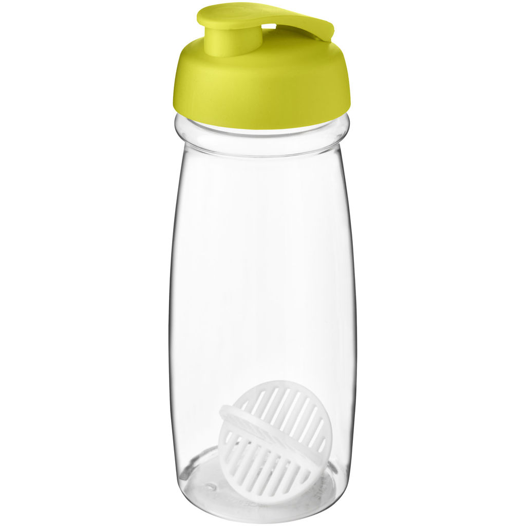 Бутылка-шейкер H2O Active Pulse , цвет лайм, прозрачный