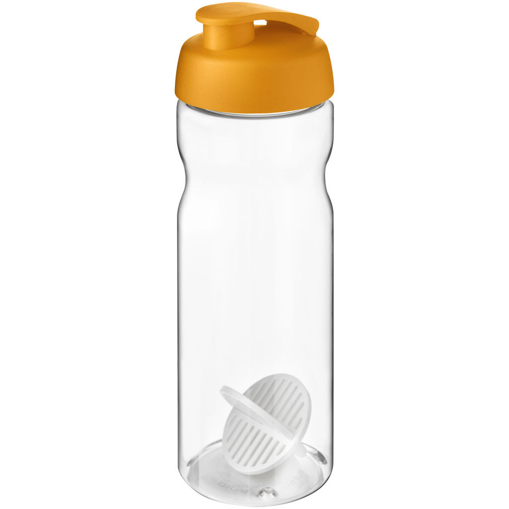 Бутылка-шейкер H2O Active Base, цвет оранжевый, прозрачный