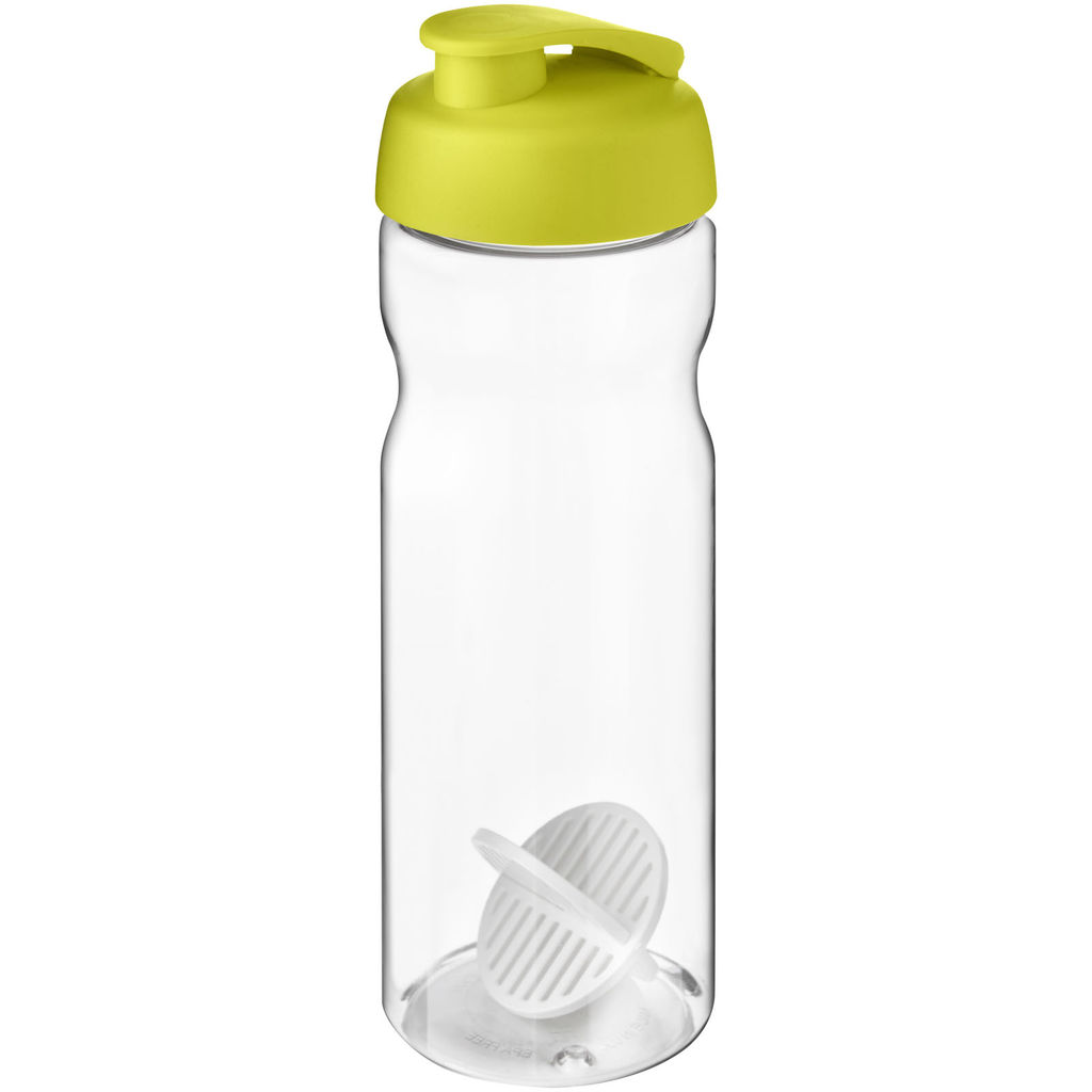 Пляшка-шейкер H2O Active Base, колір лайм, прозорий