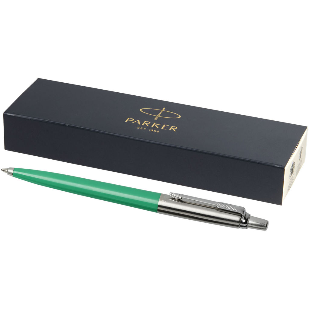Ручка шариковая Jotter, цвет зеленый, серебристый