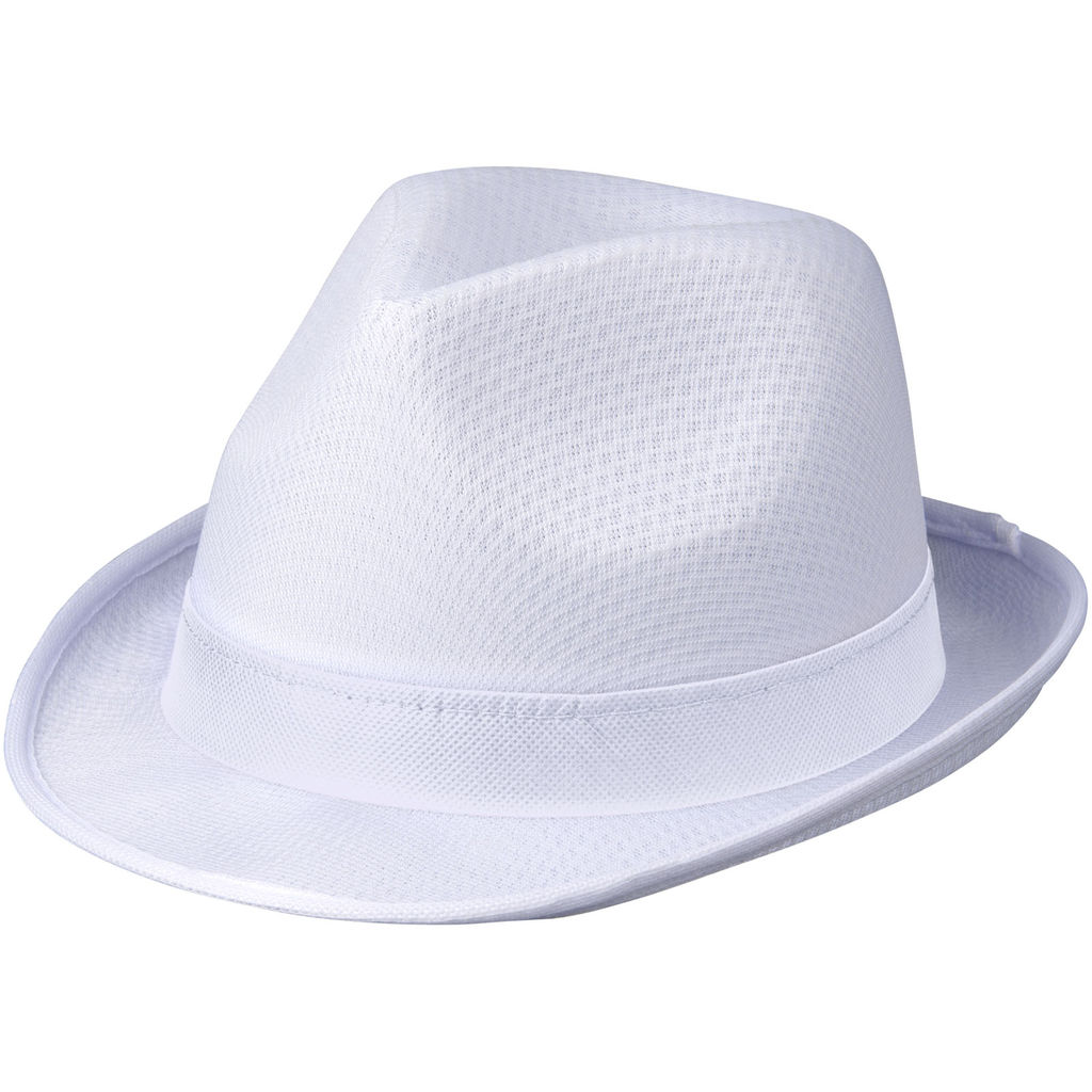 Шляпа Trilby, цвет белый