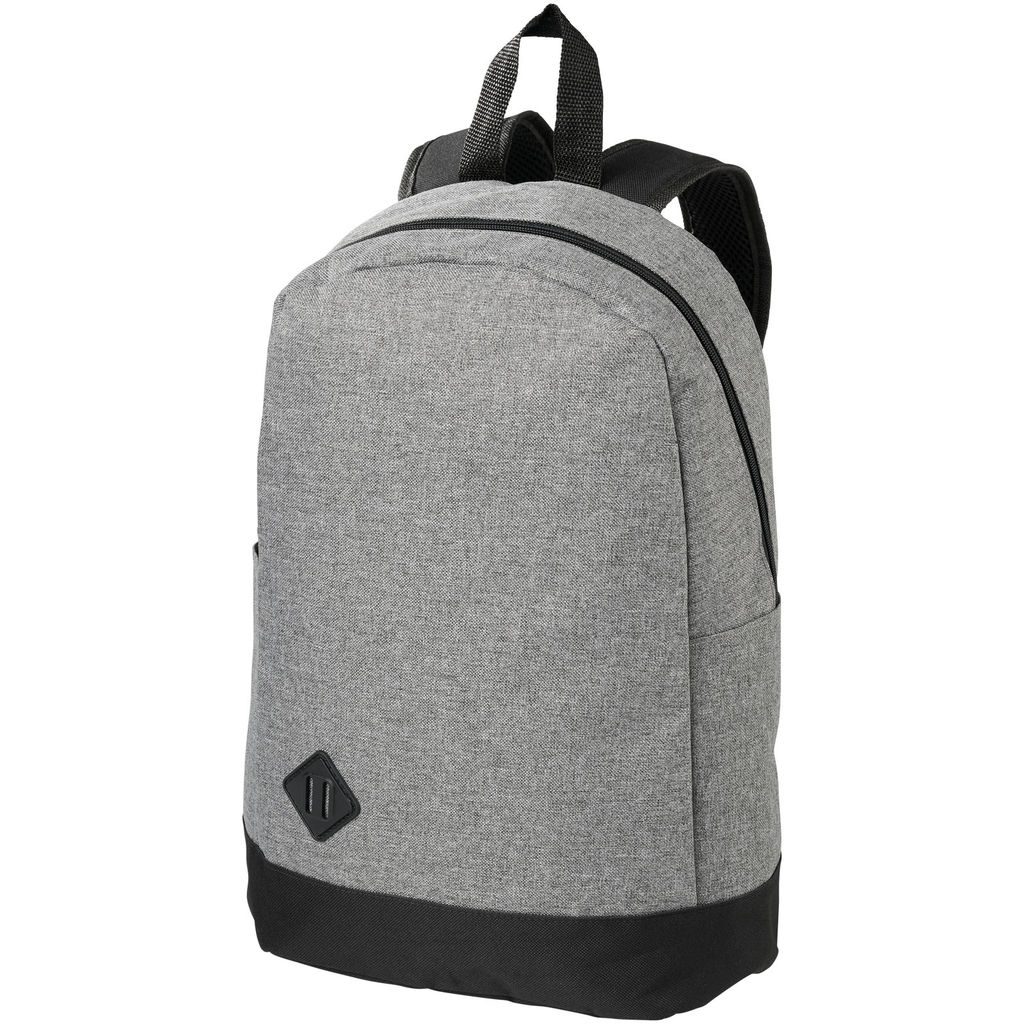 Рюкзак для ноутбука Dome, колір сірий яскравий, суцільний чорний