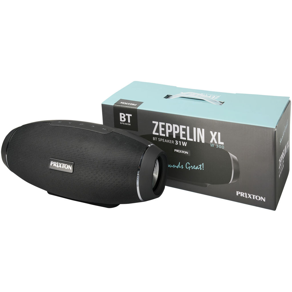 Колонка-Bluetooth Prixton Zeppelin W300 , цвет сплошной черный