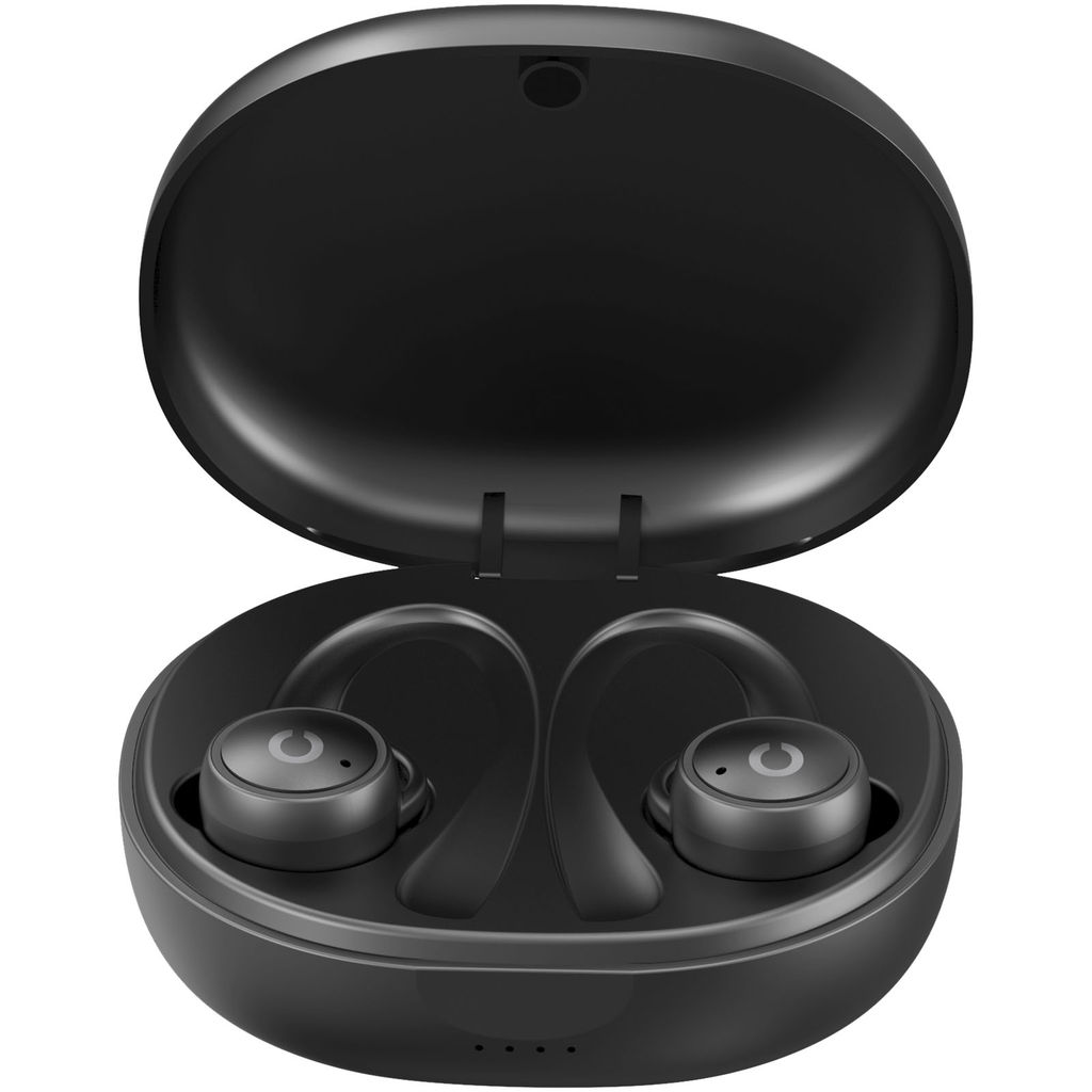 Навушники спортивні Prixton TWS160S sport Bluetooth 5.0, колір суцільний чорний