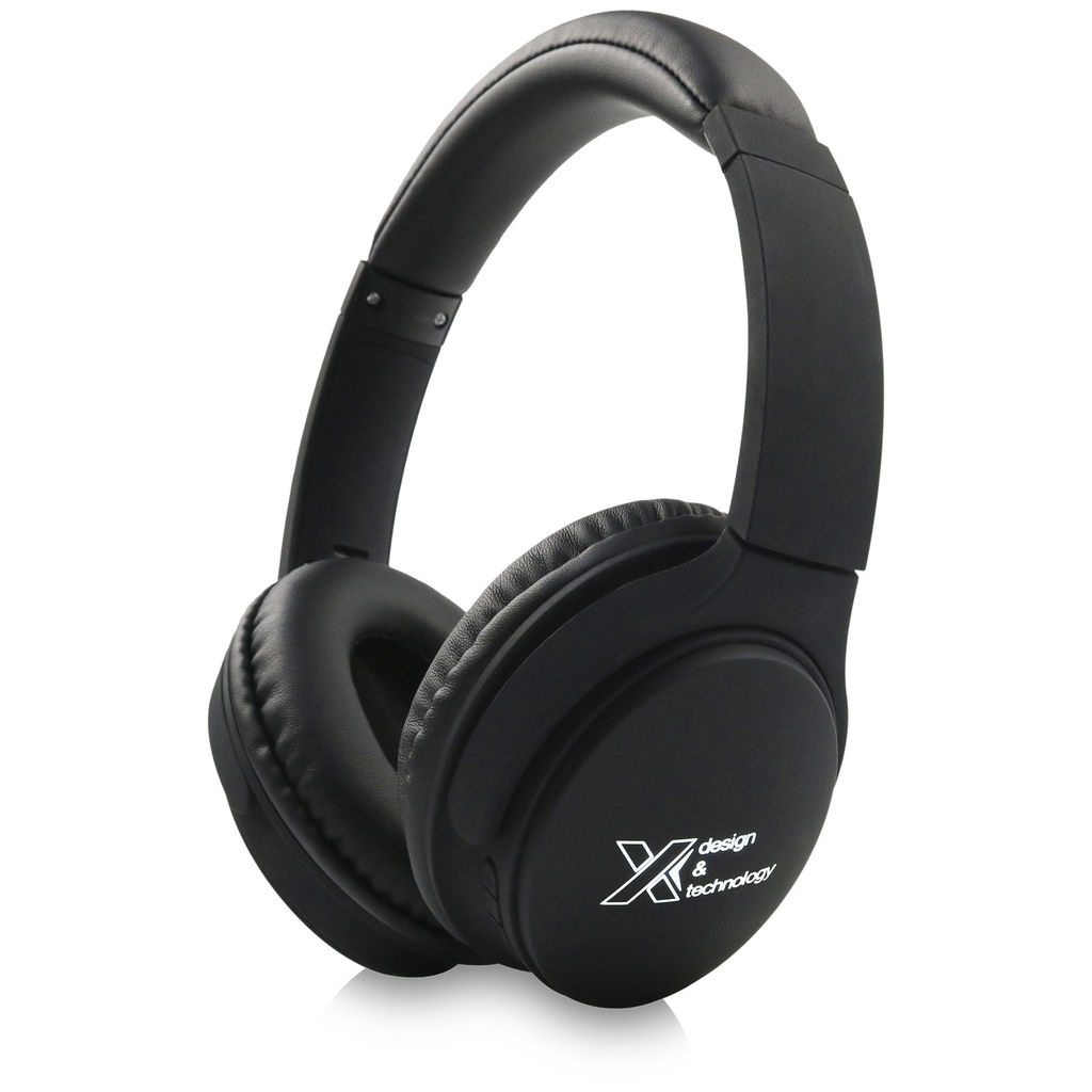 Навушники бездротові SCX.design E20, колір суцільний чорний, білий