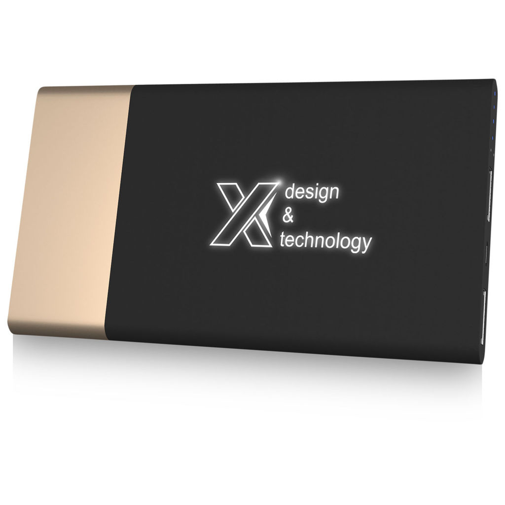 Зарядное устройство портативное SCX.design P20 , цвет золотистый, белый
