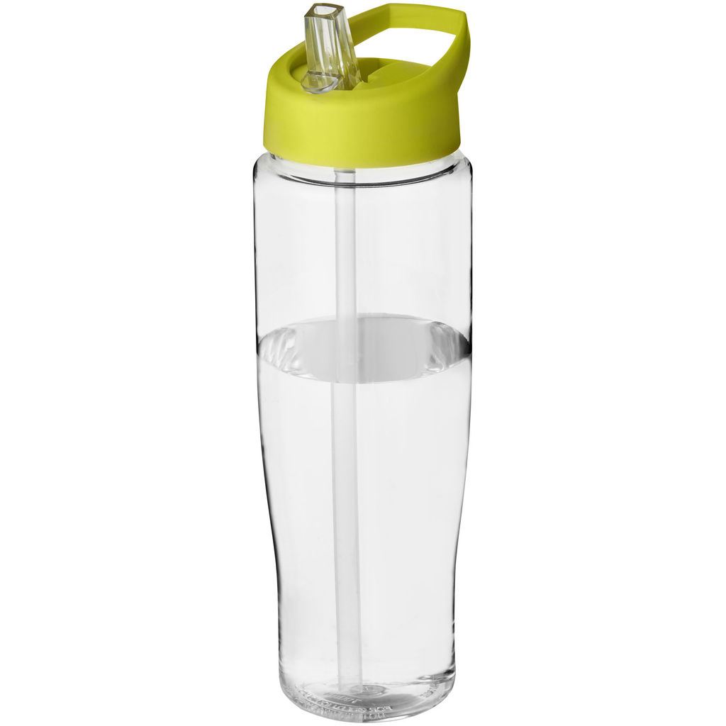 Пляшка спортивна H2O Tempo, колір прозорий, лайм