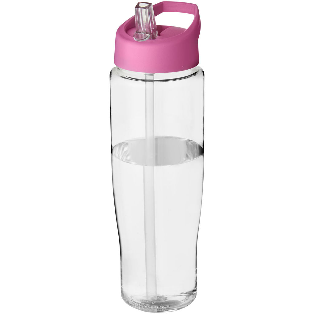 Бутылка спортивная H2O Tempo , цвет прозрачный, розовый