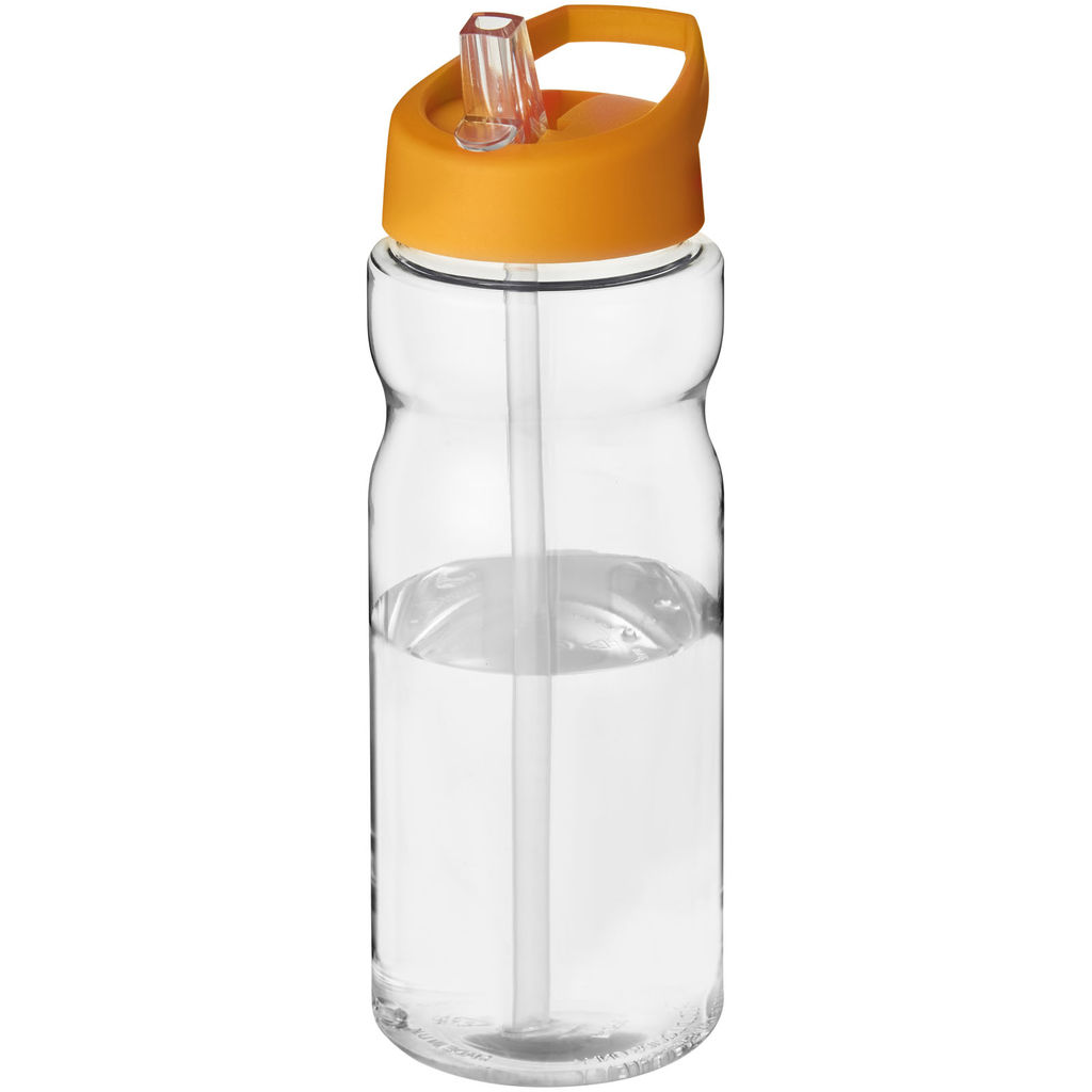 Пляшка спортивна H2O Base, колір прозорий, оранжевий