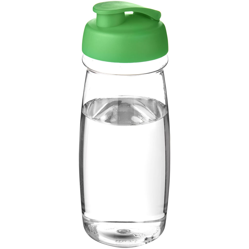 Бутылка спортивная H2O Pulse , цвет прозрачный, зеленый
