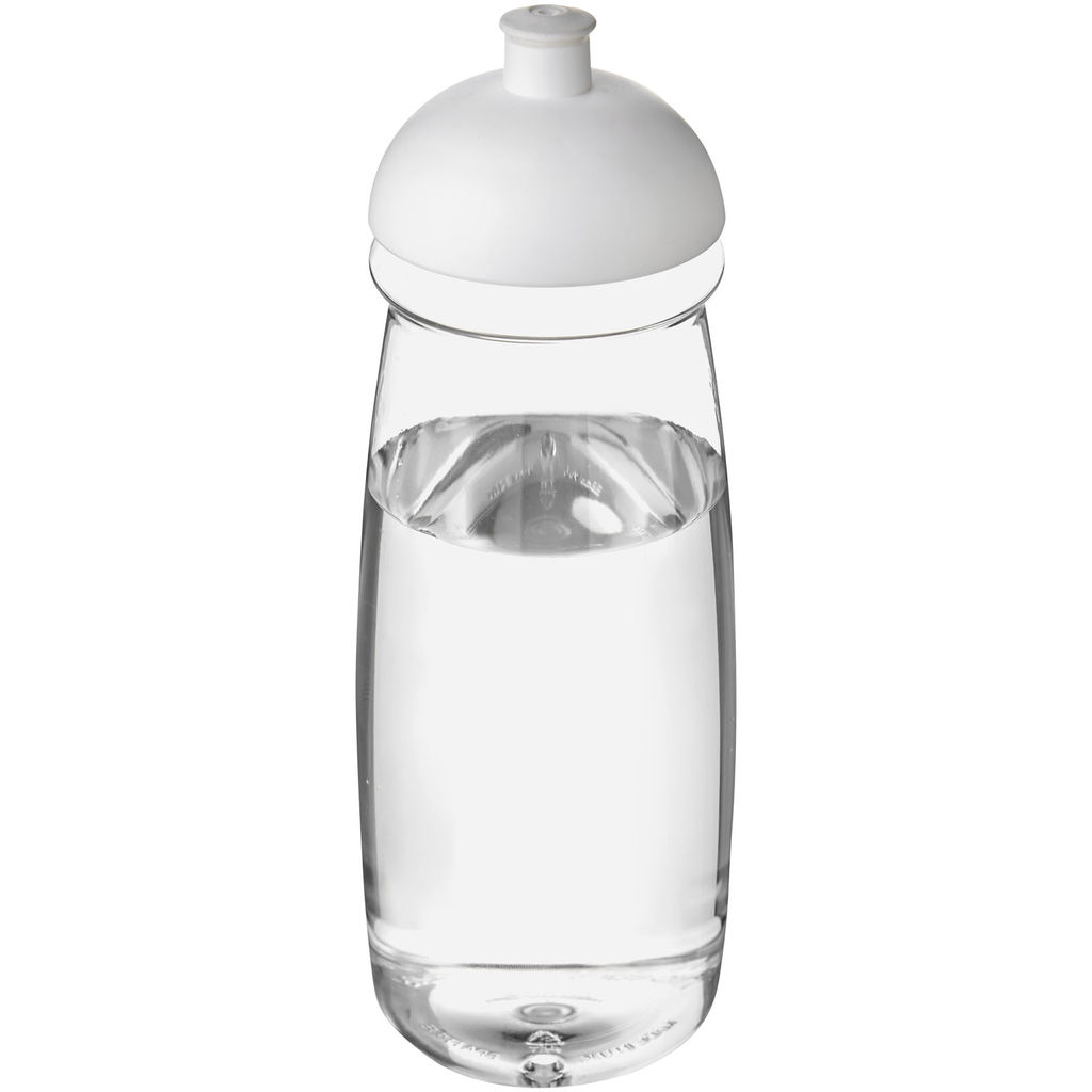 Бутылка спортивная H2O Pulse , цвет прозрачный, белый