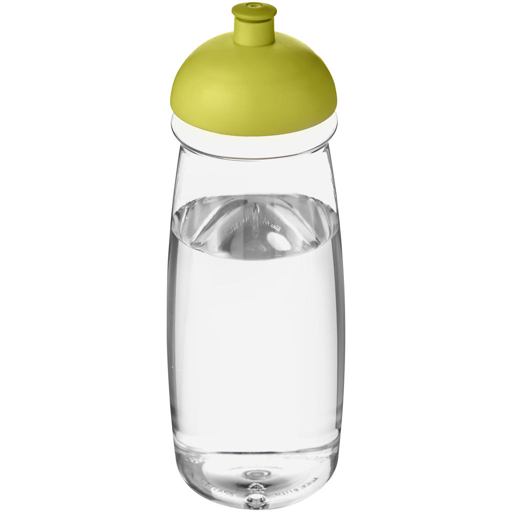 Бутылка спортивная H2O Pulse , цвет прозрачный, лайм