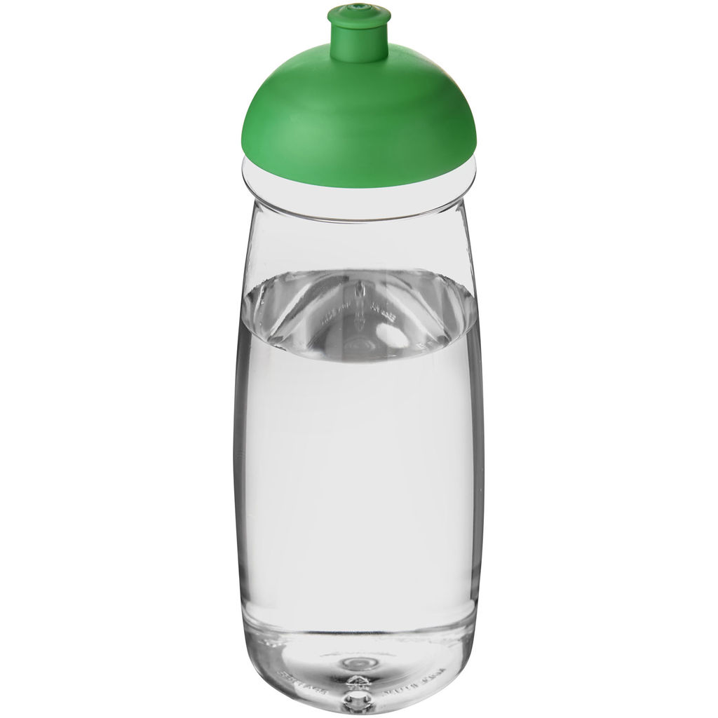 Пляшка спортивна H2O Pulse, колір прозорий, зелений