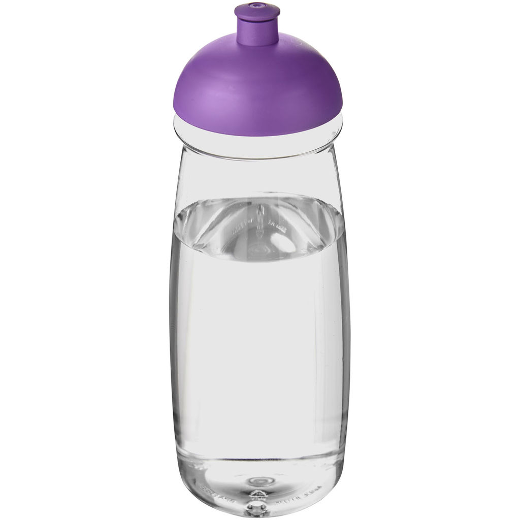 Бутылка спортивная H2O Pulse , цвет прозрачный, пурпурный
