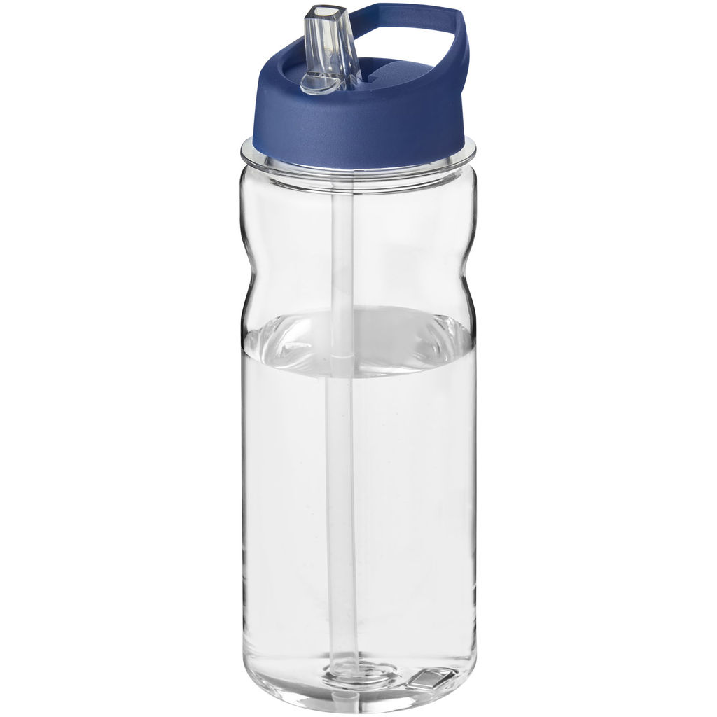 Бутылка спортивная H2O Base Tritan, цвет прозрачный, cиний