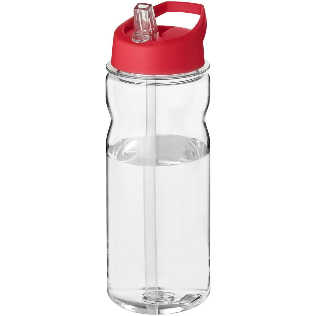 Бутылка спортивная H2O Base Tritan , цвет прозрачный, красный