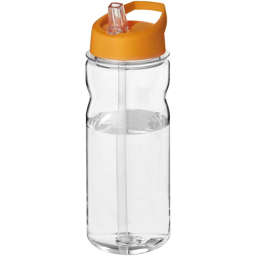 Бутылка спортивная H2O Base Tritan , цвет прозрачный, оранжевый