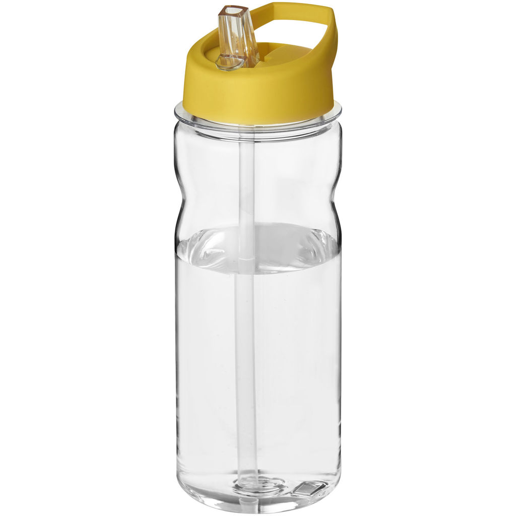 Пляшка спортивна H2O Base Tritan, колір прозорий, жовтий