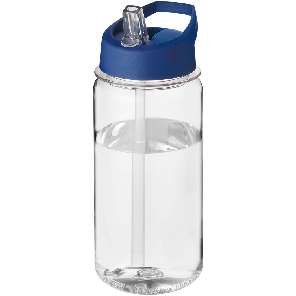 Бутылка спортивная H2O Octave Tritan, цвет прозрачный, cиний
