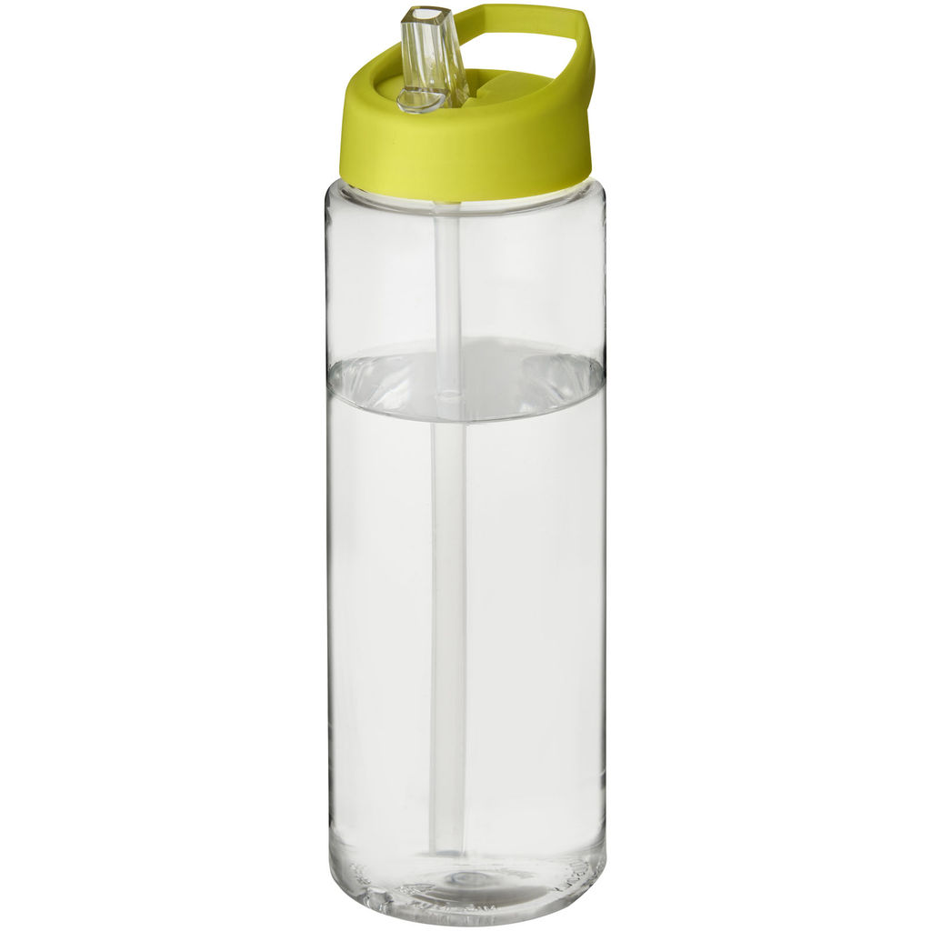Бутылка спортивная H2O Vibe , цвет прозрачный, лайм