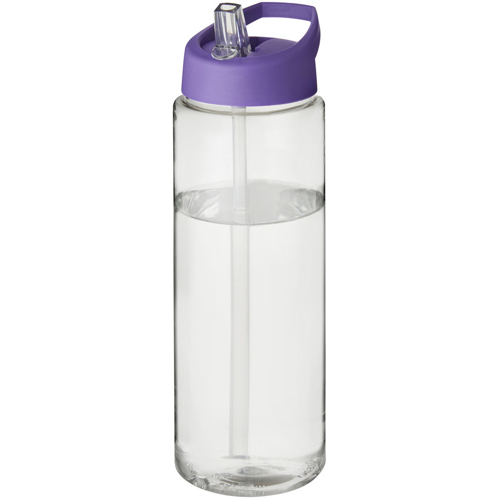 Пляшка спортивна H2O Vibe, колір прозорий, пурпурний