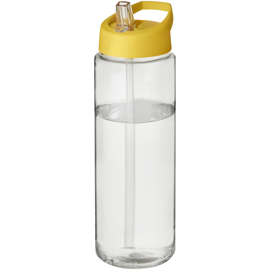Пляшка спортивна H2O Vibe, колір прозорий, жовтий