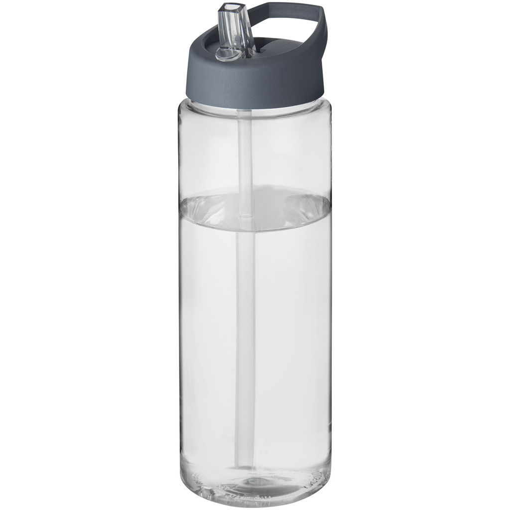Бутылка спортивная H2O Vibe , цвет прозрачный, штормовой серый