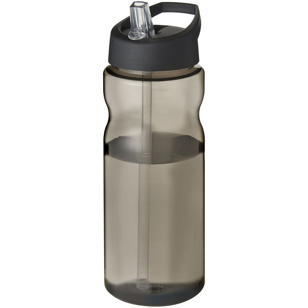 Бутылка спортивная H2O Eco , цвет угольный, сплошной черный