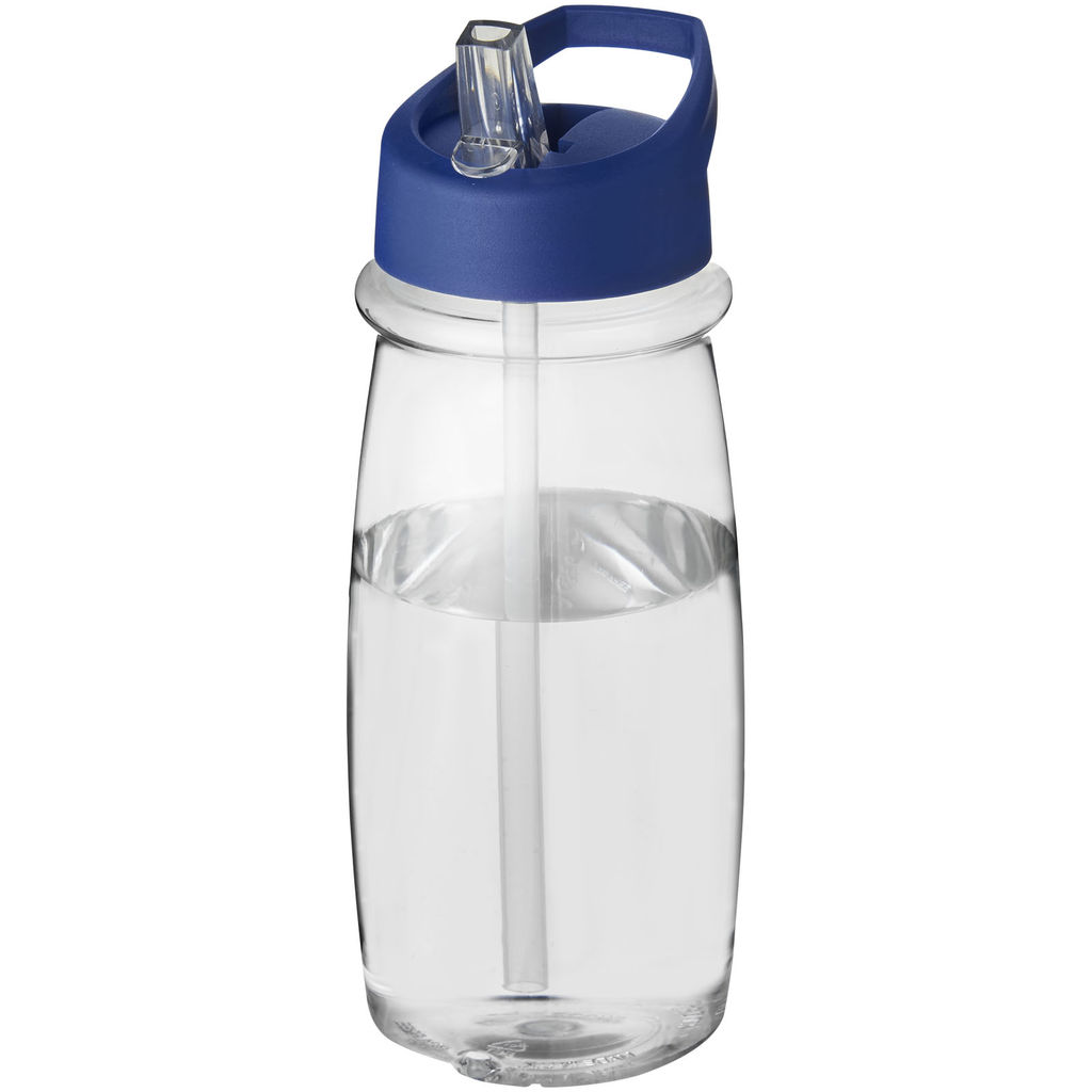 Пляшка спортивна H2O Pulse, колір прозорий, синій