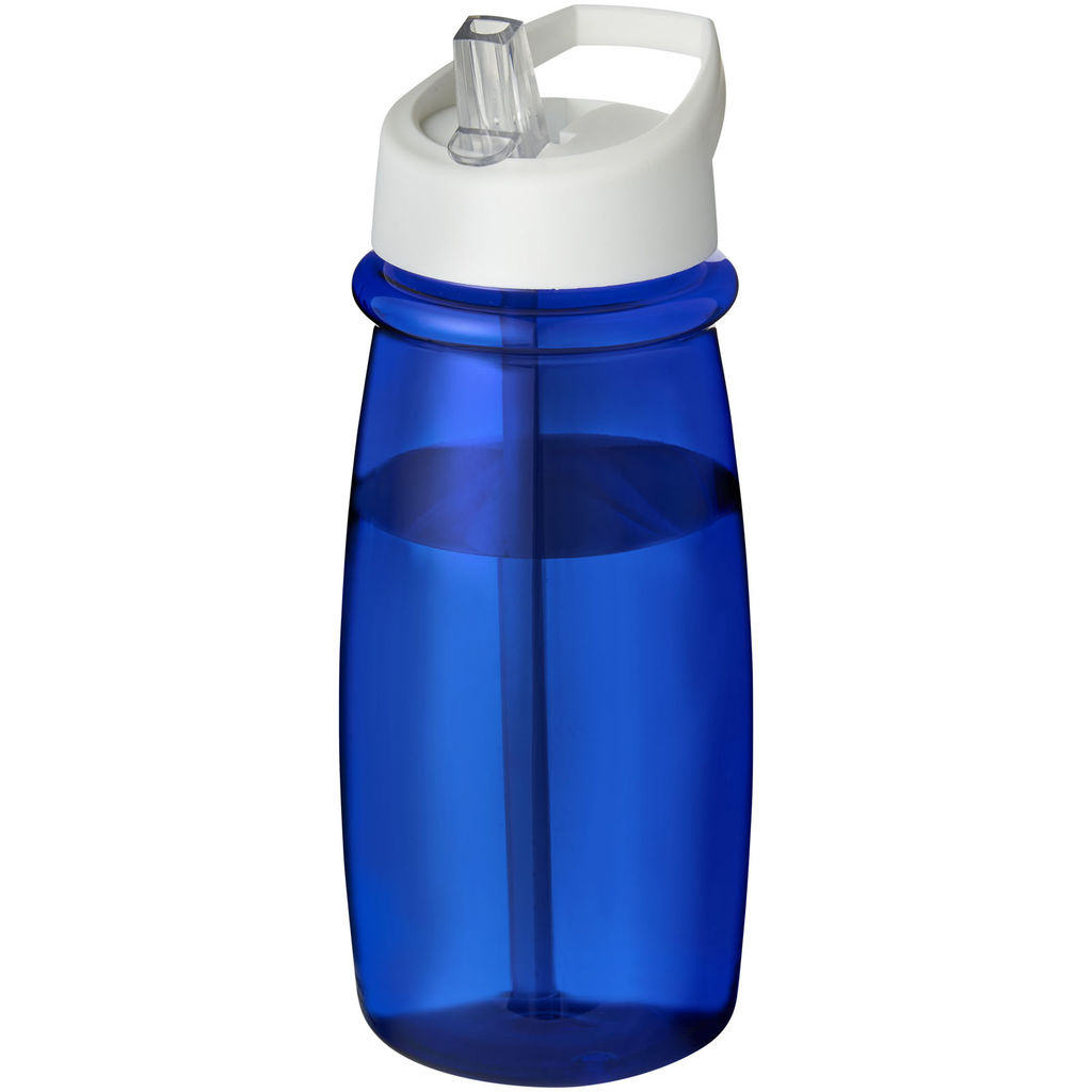 Бутылка спортивная H2O Pulse , цвет cиний, белый