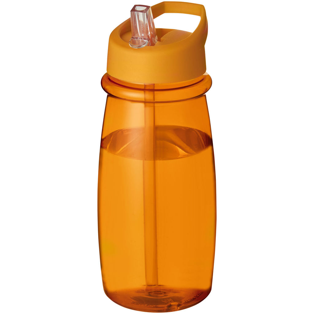 Бутылка спортивная H2O Pulse , цвет оранжевый