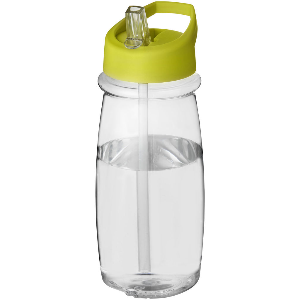Бутылка спортивная H2O Pulse , цвет прозрачный, лайм