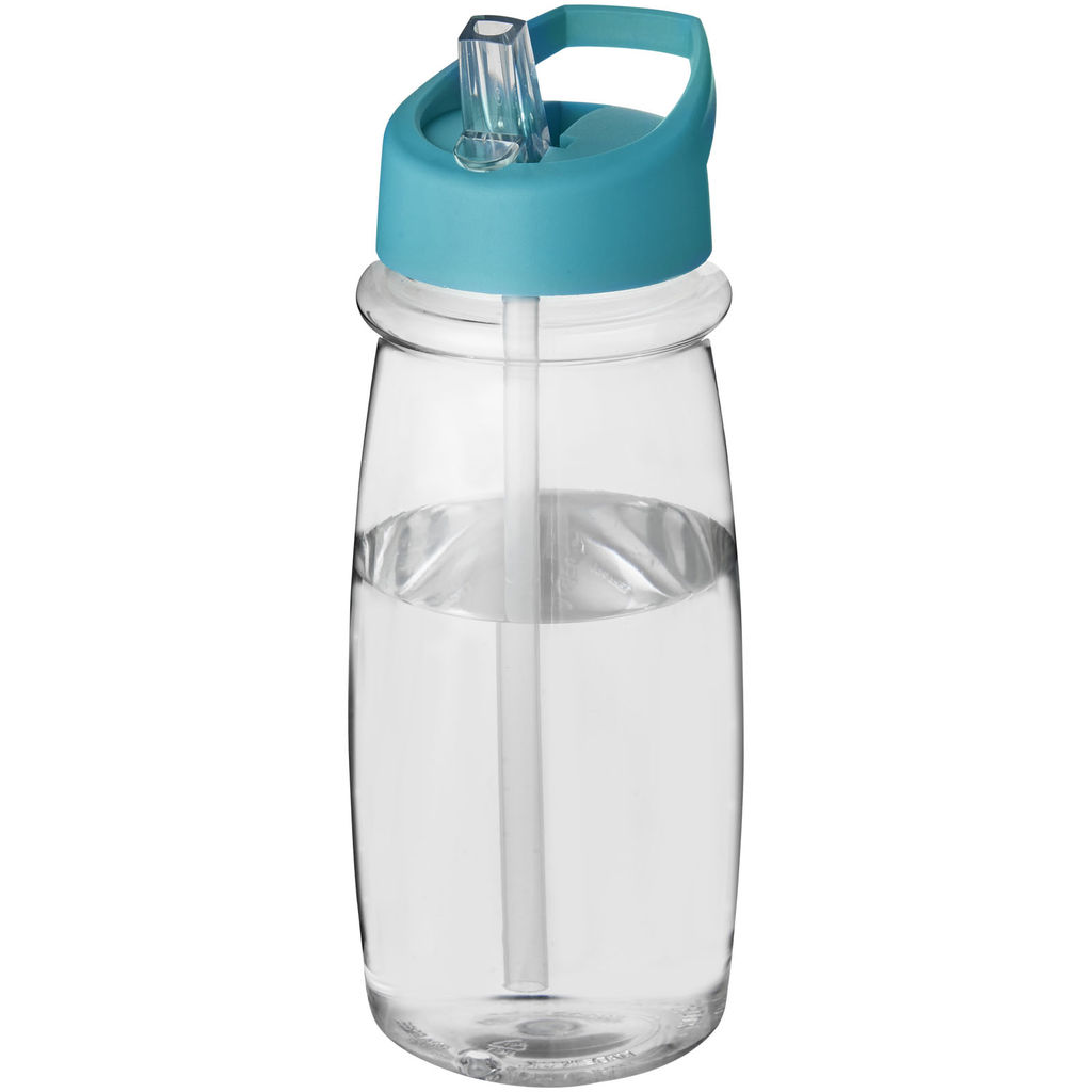 Бутылка спортивная H2O Pulse , цвет прозрачный, цвет морской волны