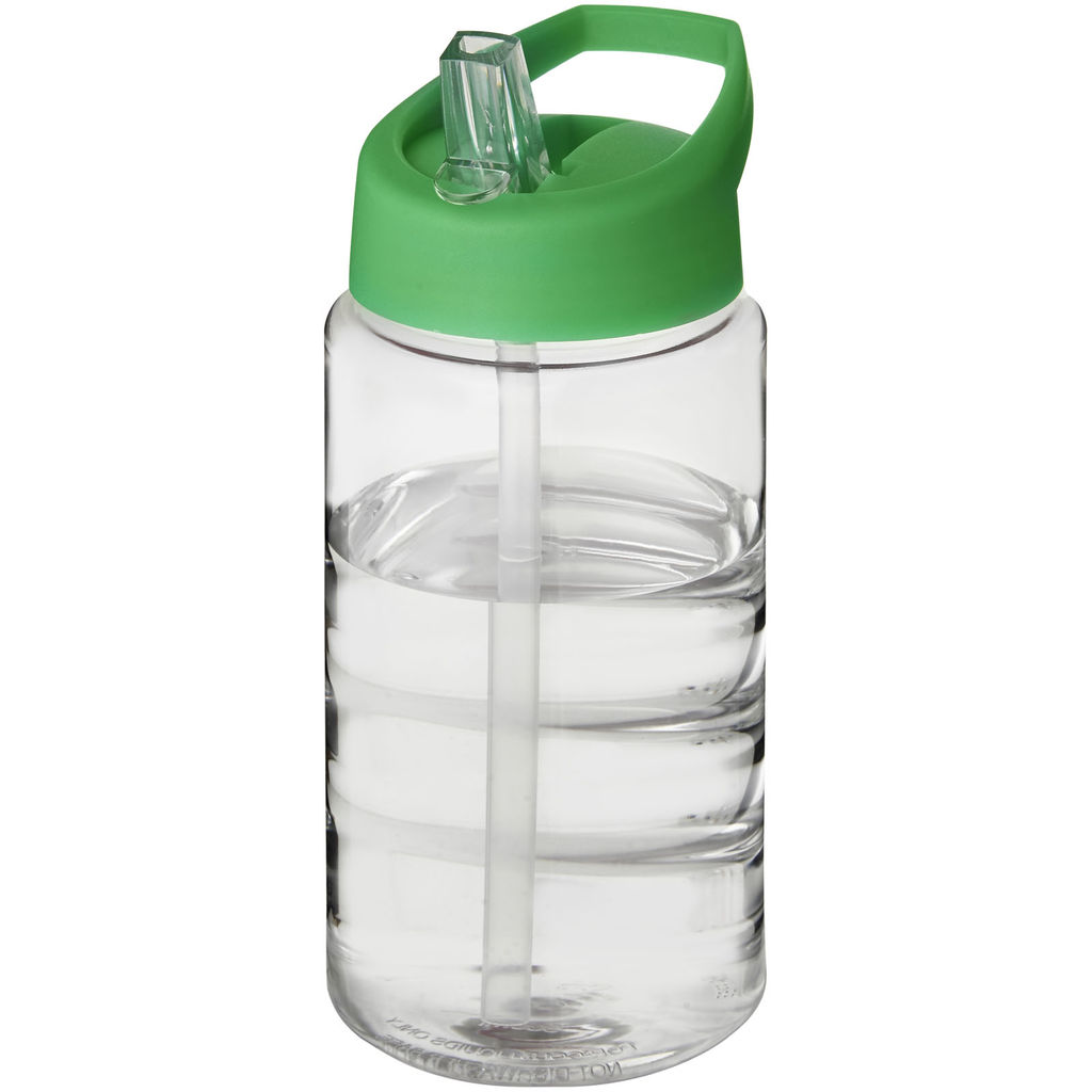Бутылка спортивная H2O Bop , цвет прозрачный, зеленый