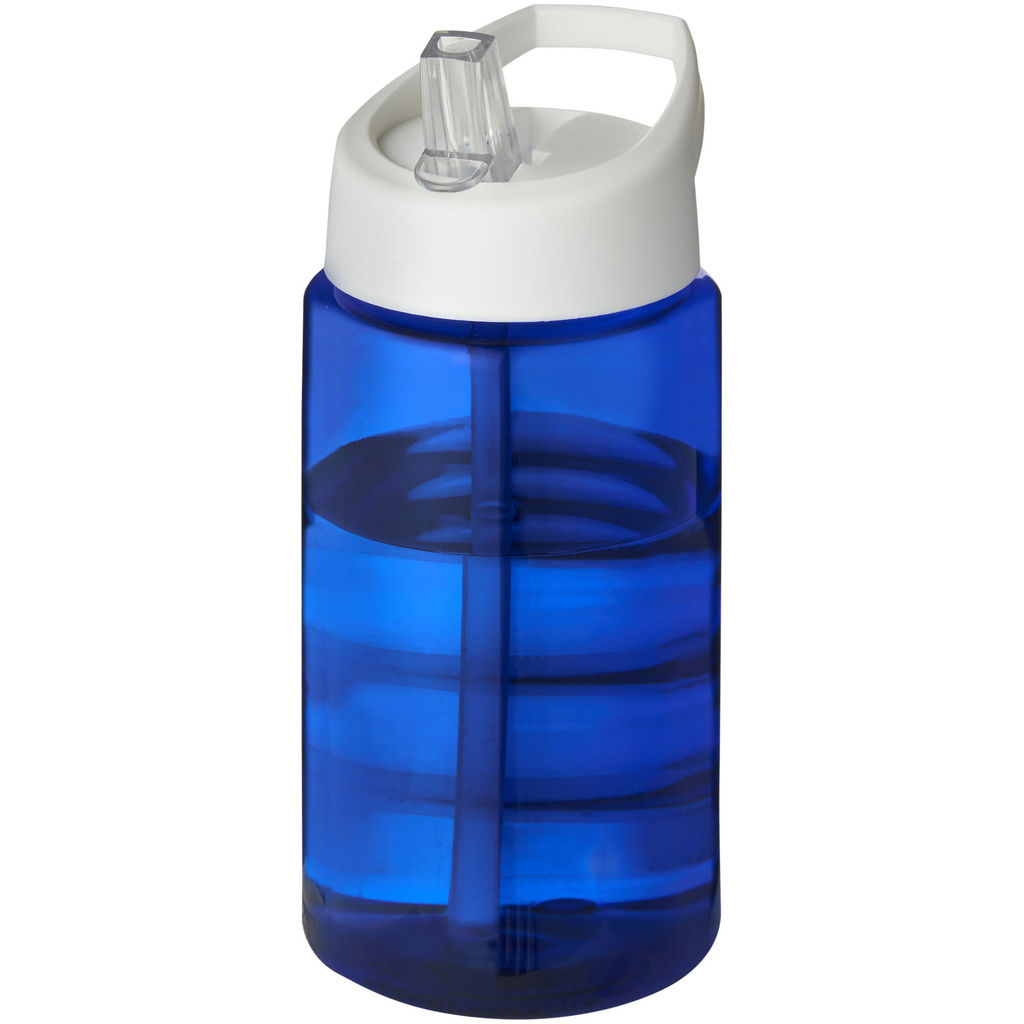 Бутылка спортивная H2O Bop, цвет cиний, белый