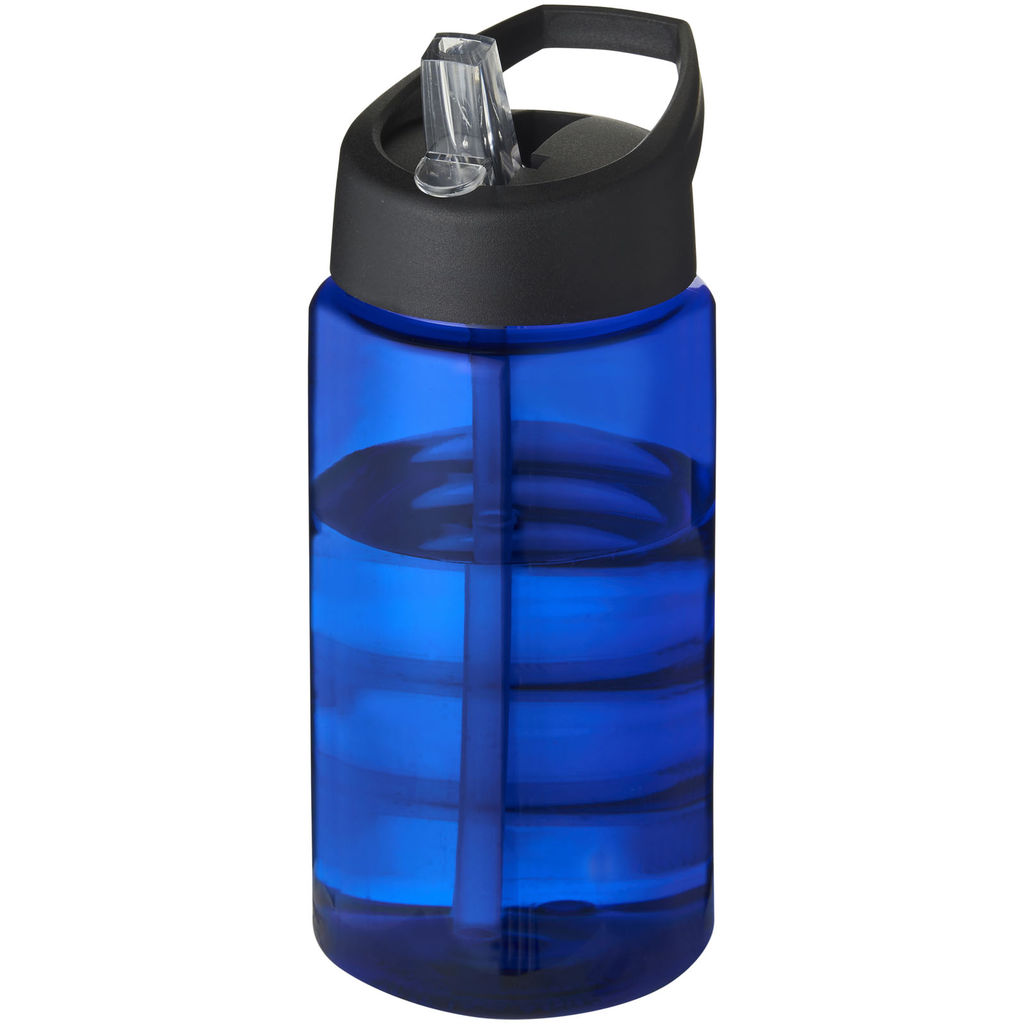 Бутылка спортивная H2O Bop , цвет cиний, сплошной черный