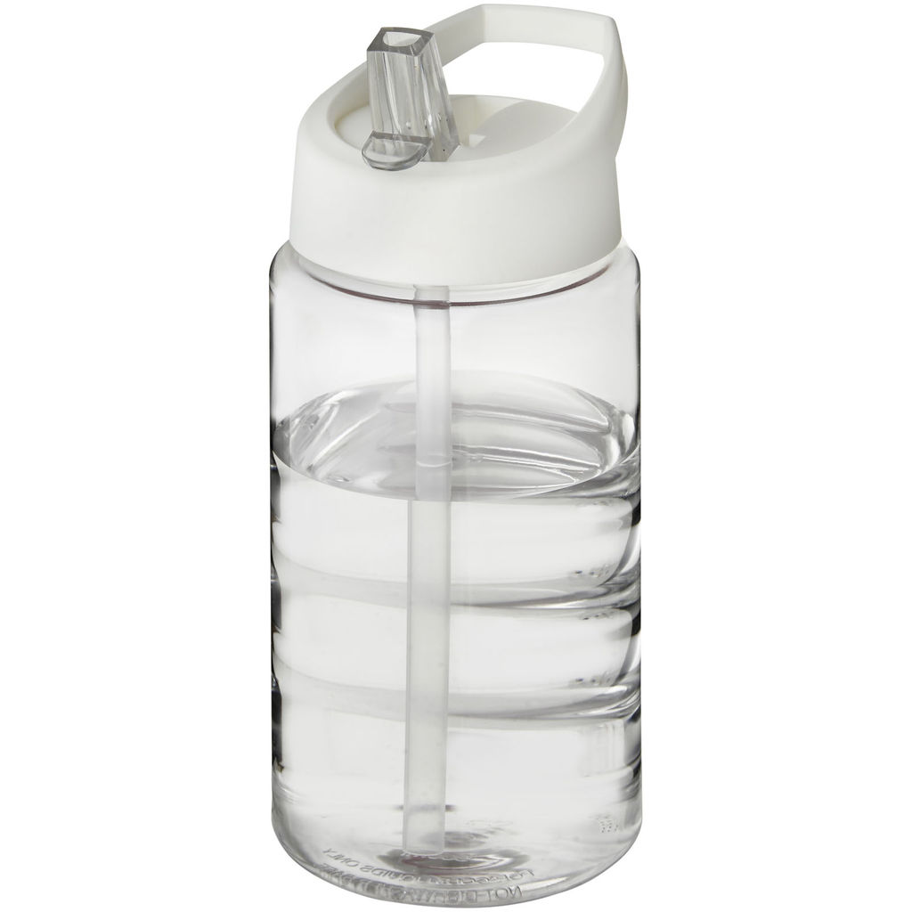 Бутылка спортивная H2O Bop , цвет прозрачный, белый