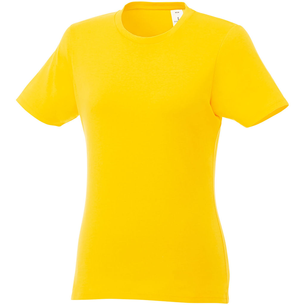 Футболка женская c коротким рукавом Heros , цвет желтый  размер XS
