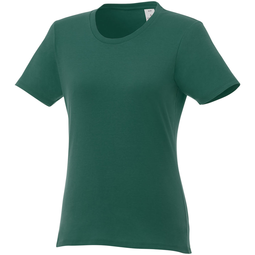 Футболка женская c коротким рукавом Heros , цвет зеленый лесной  размер XL