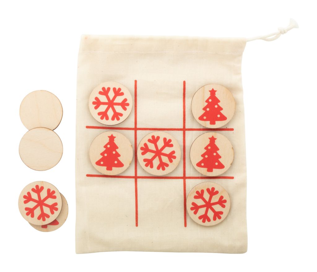 Крестики-нолики, снежинка и елка OXO Xmas, цвет натуральный - AP716432-A- Фото №2