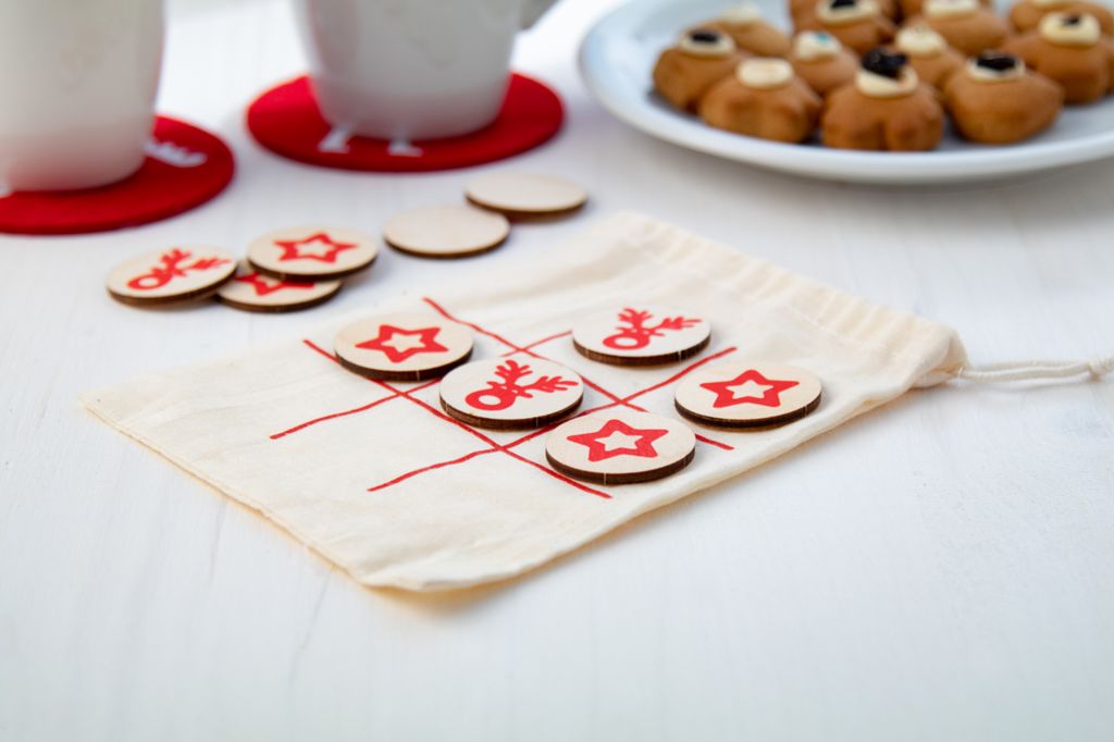 Крестики-нолики, олени и звезды OXO Xmas, цвет натуральный - AP716432-B- Фото №4