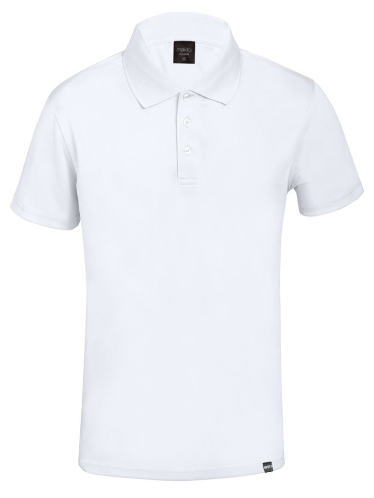 Рубашка-поло RPET Dekrom, цвет белый  размер XXL
