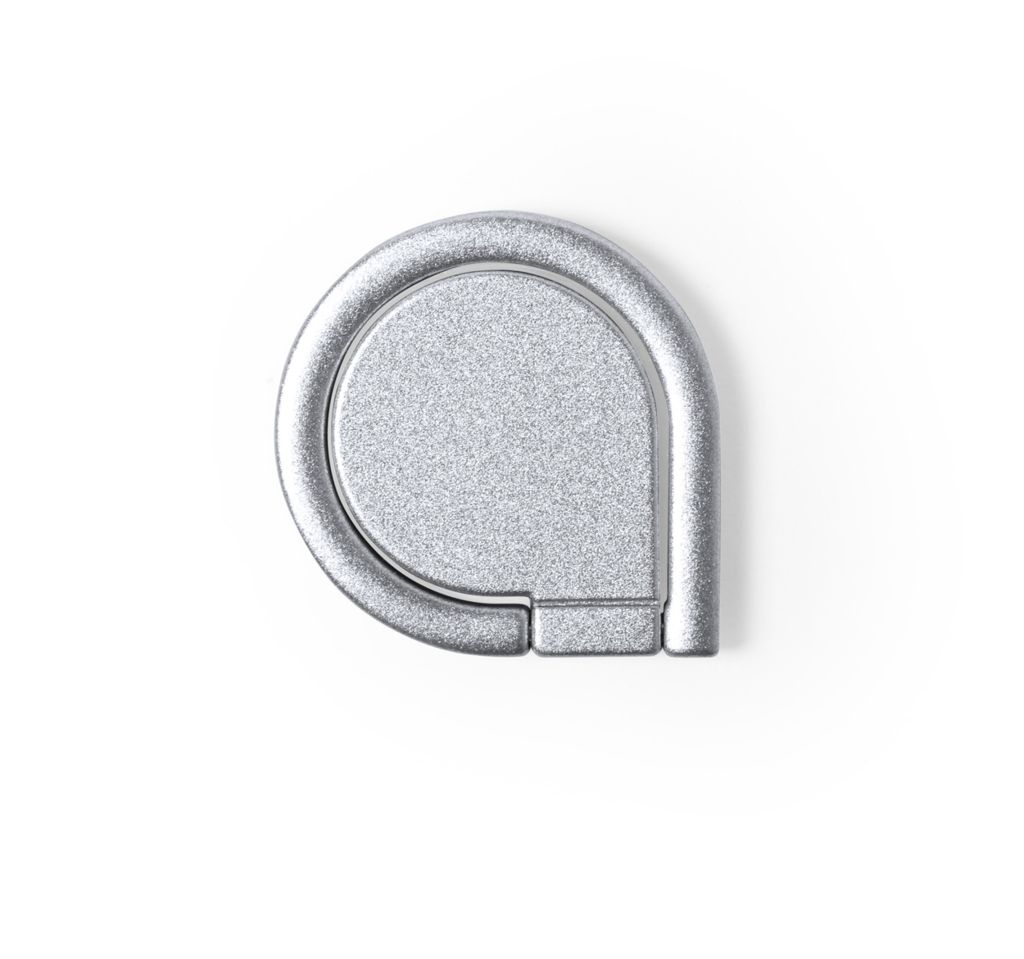 Кольцо с держателем для мобильного телефона Kafu, цвет серебристый