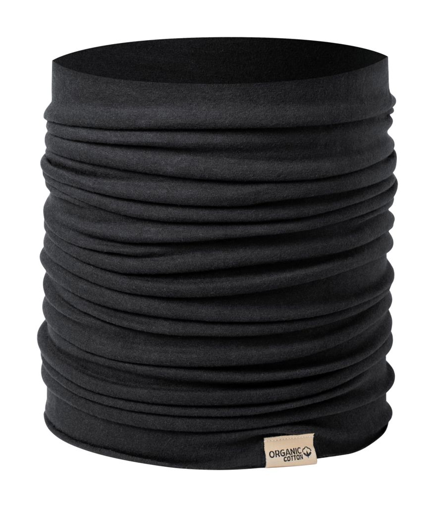Багатоцільовий шарф Omega, колір чорний