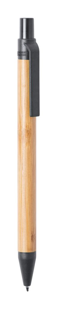 Бамбуковая шариковая ручка Roak, цвет черный