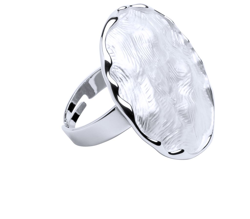Регулируемое кольцо Zook, цвет серебристый