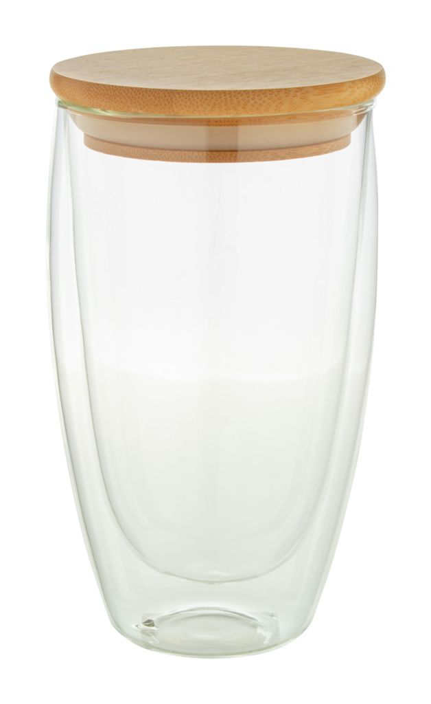 Скляний термокухоль Bondina L, колір прозорий